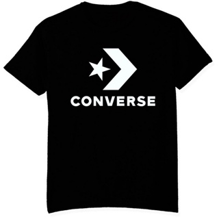 [S-5XL] เสื้อยืดคอกลม เสื้อยืดผู้ชาย Converse เสื้อผ้าแขนสั้นฤดูร้อนเสื้อเชิ้ตแฟชั่นผู้ชายเสื้อเชิ้ตผ้าฝ้ายลำลองผู้ชายเส