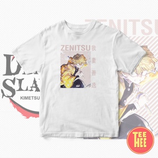 TEEHEE DEMON SLAYER - ZENITSU GRAPHIC TEE PRINTED OVERSIZED ANIME T-SHIRT V.5_03