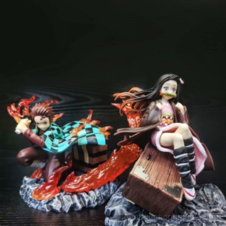 ((พร้อมส่ง) โมเดลฟิกเกอร์ Demon Slayer GK Scene U2YX