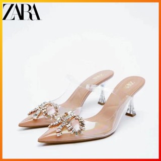 Zara โบว์พลาสติก แวววาว