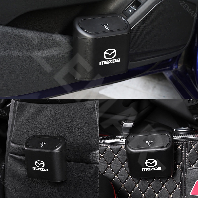 ถังขยะแขวนรถยนต์ อเนกประสงค์ ขนาดเล็ก สําหรับ Mazda 2 3 CX5 CX30 CX8 CX3 Mazda2 6 5 bl gh gp ราคา ถูกที่สุด ดีลบีเคเค แกลเลอรีภาพที่ 2
