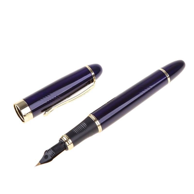 HO ใหม่ Jinhao X450 Fountain ปากกาขนาดกลาง Nib ปากกา Gold Trim คุณภาพ Chic การเขียน