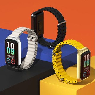 สายนาฬิกาข้อมือซิลิโคน ระบายอากาศ แบบเปลี่ยน สําหรับ Amazfit Band 7 Amazfit Band 7