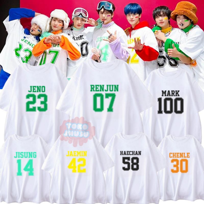 เสื้อยืด NCT Dream Candy Performance พร้อมชื่อและหมายเลข | เสื้อยืด NCT Dream Candy