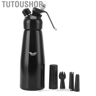 Tutoushop Whipped  Dispenser Plastic 500ml  Whipper Dessert Tools W/Nozzles