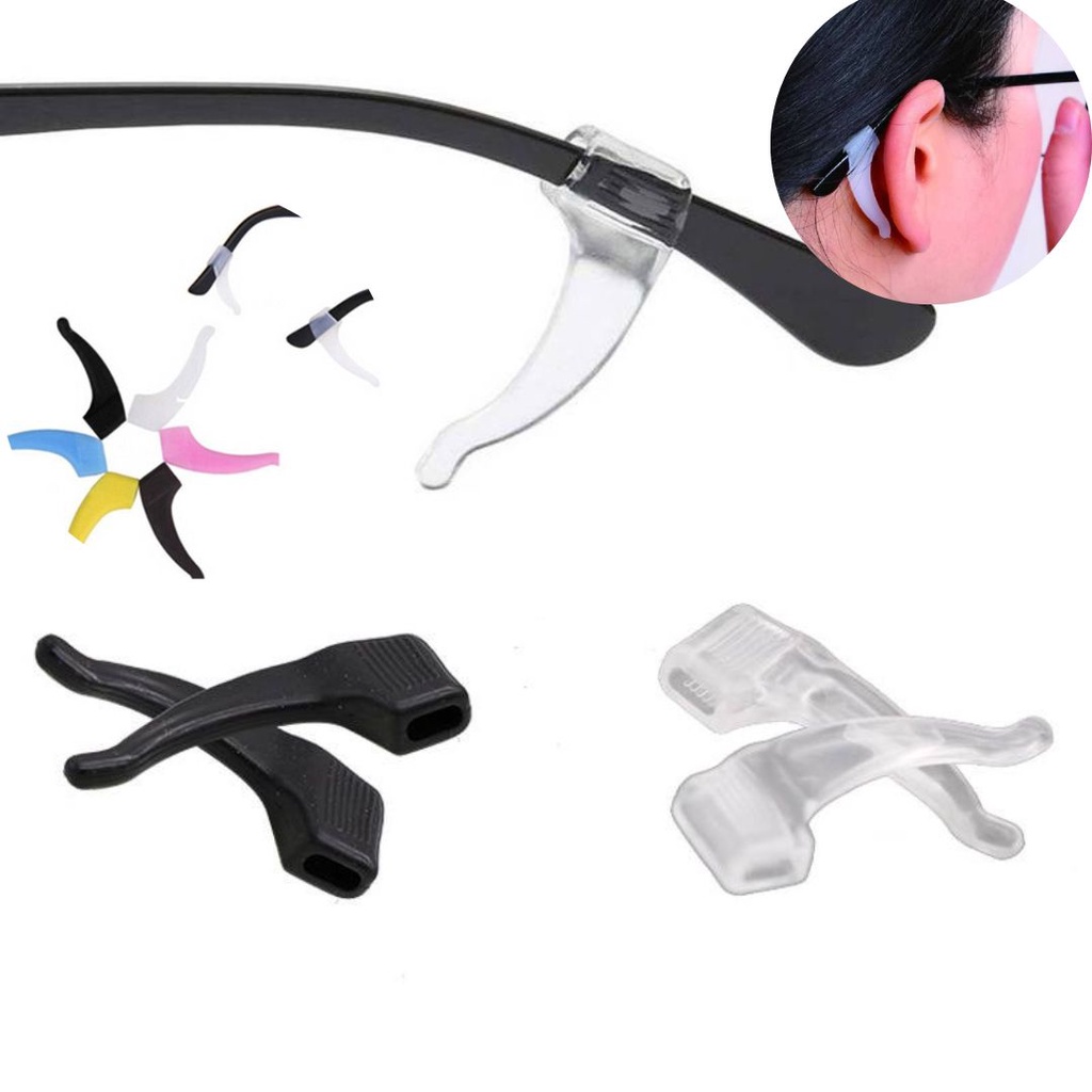พร้อมส่ง-ซิลิโคนเกี่ยวขาแว่น  จับขาแว่น ช่วยเกี่ยวหู ไม่ให้ลื่น กันตก #C-0005