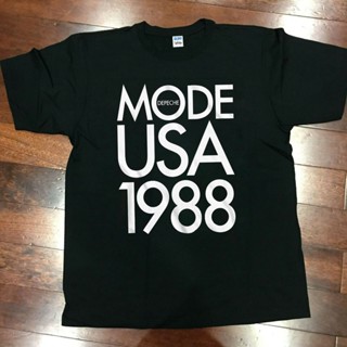 YUANL5 {Ready Stock XS-6XL} POpular Depeche Mode 1988 Tour 100% Cotton Sportswear Oversize MenS T-Shirt Christmas _03