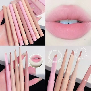 MUGE LEEN  Lip Liner Lip Stick Automatic Rotating Long Lasting Liquid Lip Pencil