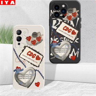 เคสโทรศัพท์มือถือแบบนิ่ม ลายกราฟฟิคข้อความ หัวใจ แฟชั่น สําหรับ Infinix Note 12 2023 Note12 G96 Note11 Smart 6 5 Hot 20S 11S NFC 11 12 10 9 Play Hot 10S 10T