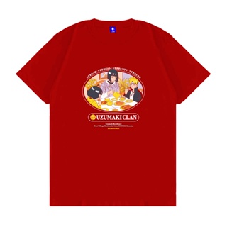 เสื้อยืดแขนสั้นเสื้อยืด พิมพ์ลายอนิเมะ Kizaru Naruto UZUMAKI CLANS-5XL