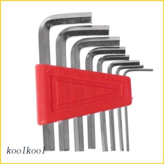 Koolool 8pcs Allen for Key Hexagon Wrench Tools Set Steel Spanner Screwdriver Kits 1.5mm-6mm  Cycling Repair Tool