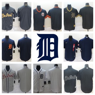 MLB Detroit Tigers เสื้อยืดเสื้อเบสบอลผู้ชาย