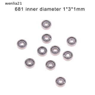 [wenlia21] 10pcs 681 1*3*1mm Bearing shielded deep groove ball bearings Miniature Boutique