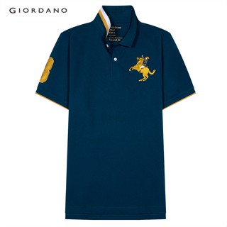 GIORDANO เสื้อโปโลผู้ชาย Mens 3D Napoleon Polo 01011210