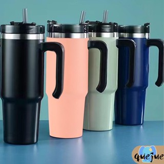 30oz Insulated Water Bottle 304 Stainless Steel Leak Proof with Straw and Handle Double Walled Insulated Bottle