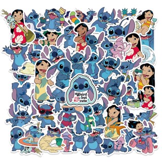 ❉ ดิสนีย์ สติกเกอร์ Lilo &amp; Stitch Series 01 สําหรับตกแต่ง ❉ สติกเกอร์แฟชั่น DIY คละแบบ Doodle 50 ชิ้น / ชุด