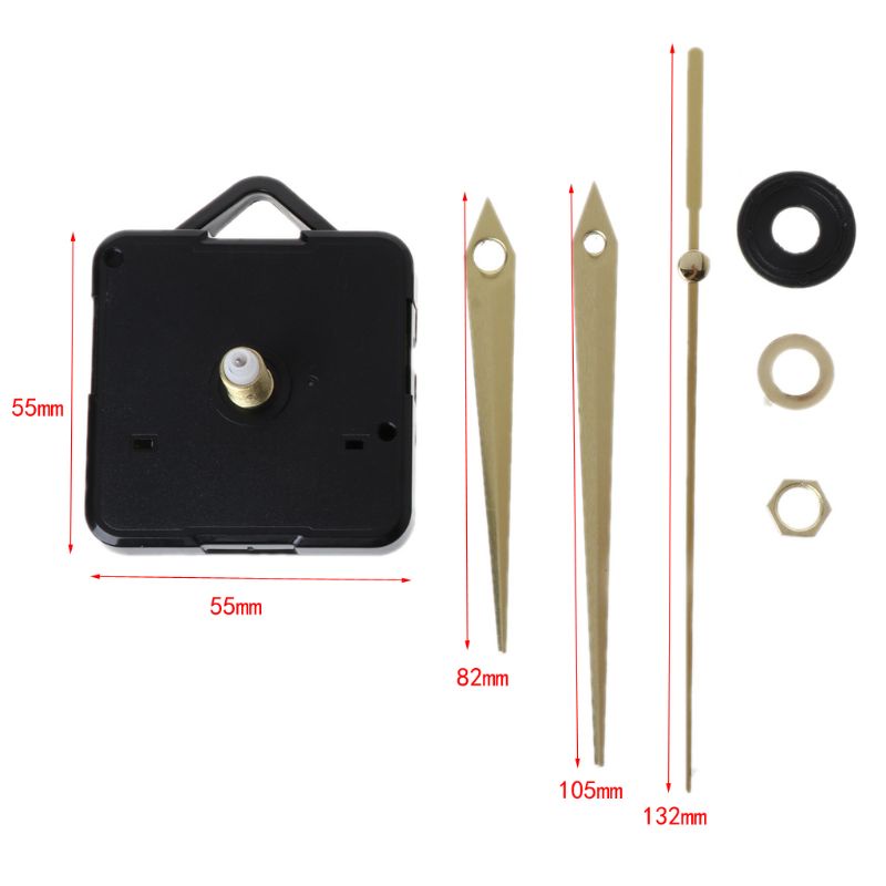 DIY Quartz Clock Movement Mechanism Hands Wall Repair Tools Parts Silent Kit Set ราคา ถูกที่สุด ดีลบีเคเค แกลเลอรีภาพที่ 7