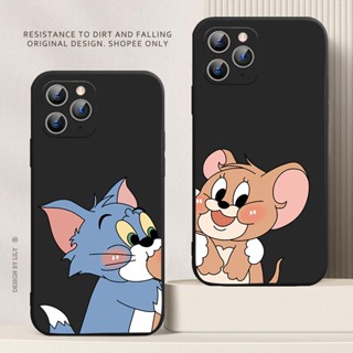 เคสโทรศัพท์มือถือแบบนิ่ม ผิวด้าน ลาย Tom and Jerry couple-2 สําหรับ Xiaomi Redmi 10C 10 9 9A 9C 9T 8 8A 7 7A 6 6A 4A 4X 5 Plus S2