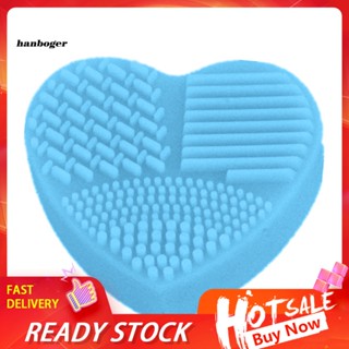 Han Love Heart Wash ซิลิโคนทําความสะอาดแปรงแต่งหน้า เครื่องมือทําความสะอาดเครื่องสําอาง