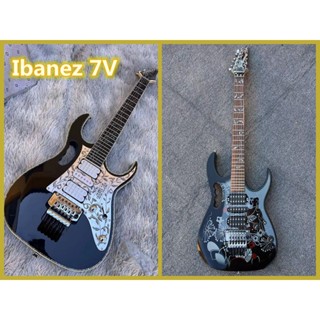 Ibanez 7V Jem Steve Signature กีตาร์ไฟฟ้า Tree of Life Inlays Fretboard Dimarzio HSH Pickups Tremolo Vibrato Bridge