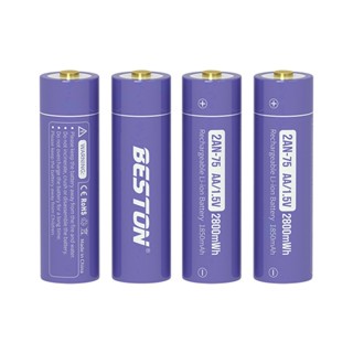 ถ่านชาร์จ BESTON AA 1.5v Li-ion 1850mAh เครื่องชาร์จ BST-M7011 Beston 1.5v Li-ion Battery ถ่าน