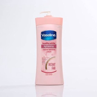 บอดี้โลชั่นบำรุงผิว Vaseline Healthy White Lightening Visible Fairness Lotion 725 ml. ขวดสีชมพู