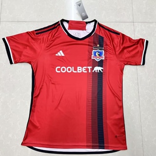 เสื้อกีฬาแขนสั้น ลายทีมชาติฟุตบอล Colo Home and Away เกรด AAA ไซซ์ S - XXL 23-24