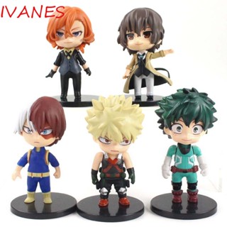 Ivanes โมเดลฟิกเกอร์ Pvc อนิเมะ My Hero Academia Dazai Osamu Bakugo Katsuki ขนาด 10 ซม. สําหรับตกแต่งบ้าน