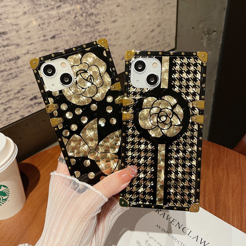 เคสโทรศัพท์มือถือ ทรงสี่เหลี่ยม หรูหรา สําหรับ Xiaomi Redmi Note 13 12 11 Pro Plus 5G 12s 11s 10 10s 9 8 Pro 13c 12c 10a 10c 9a 9c 9t