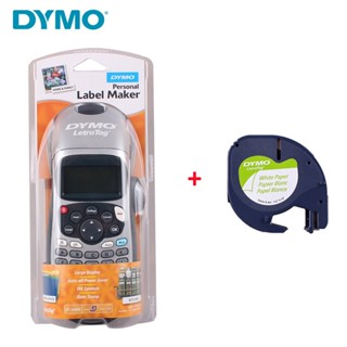 (with 1 label) Original Dymo LetraTag LT-100H Handheld Label Maker Compatible for 12mm 91201 91200 12267 91202 Tapes