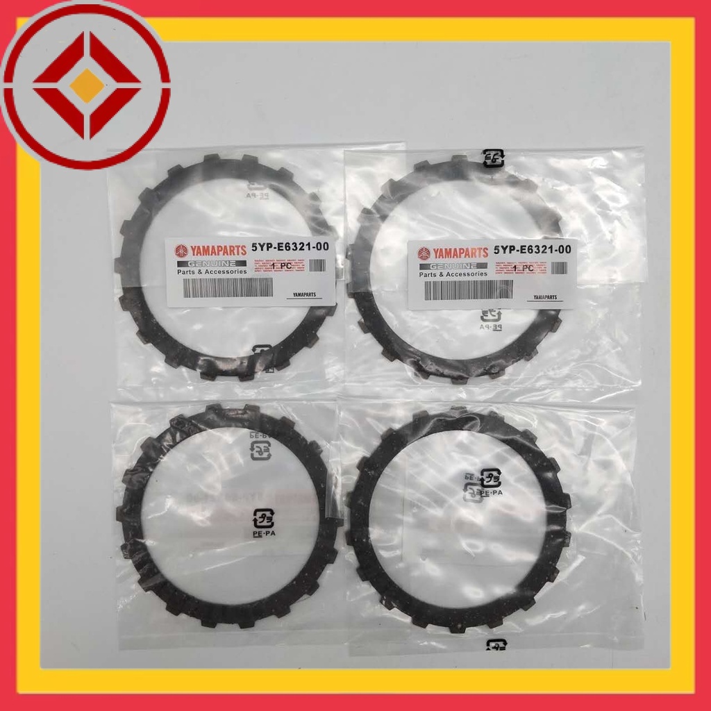 ( 4 ชิ้น ) ชุดจานคลัทช์ LC135 135LC LC 135 4S LC 4S LC4S PLAT CLUTCH DISC CLUTCH SPEED