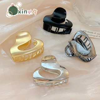 【XINYIA】กิ๊บติดผมหางม้า แฟชั่น เรียบง่าย โลหะ ทรงสูง สำหรับผู้หญิง