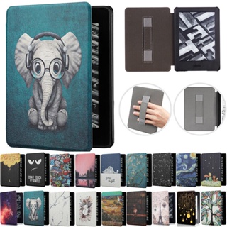 เคสหนัง PU ฝาพับอัจฉริยะ สําหรับ 6 นิ้ว 6.8 นิ้ว Amazon Kindle Paperwhite 10th 11th Generation 2019 2021