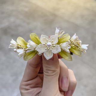 Fashionable High-grade Alloy Hairpin Top Clip Horsetail Clip Bell Orchid Temperament Spring Clip Back Head Hair Clip