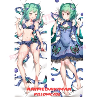 Rushia Uruha VTuber Dakimakura ปลอกหมอนอิงโซฟา แบบนิ่ม ลายอนิเมะญี่ปุ่น Otaku ขนาด 50x160 ซม. DK4156