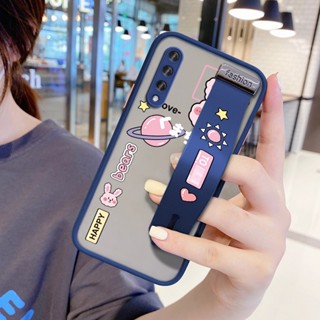 เคสโทรศัพท์มือถือ กันกระแทก ป้องกันเลนส์ ลายการ์ตูนกระต่ายน่ารัก พร้อมสายรัดข้อมือ สําหรับ Xiaomi 10T Pro 11 Lite 5G NE 11T Pro 10 Pro 10 Lite