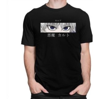 พร้อมส่ง เสื้อยืดแขนสั้นลําลอง พิมพ์ลายการ์ตูน Hunter X Hunter สําหรับผู้ชาย