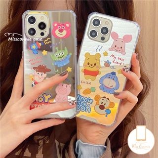 เคสโทรศัพท์มือถือ TPU กันกระแทก ลายการ์ตูนดิสนีย์ หมีพูห์น่ารัก สําหรับ IPhone 7plus XR 8plus 11 12 13 Pro MAX 11 Pro MAX 7 8 Plus X XS MAX SE