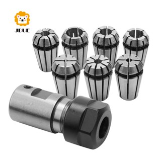 7Pcs ER11 1-7mm Spring Collets with ER11A 5mm Motor Shaft Holder Extension Rod jdth