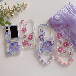 เคสโทรศัพท์มือถือ แบบแข็ง ป้องกันกระแทก ลายดอกไม้ สีสันสดใส สําหรับ Oppo Find N2