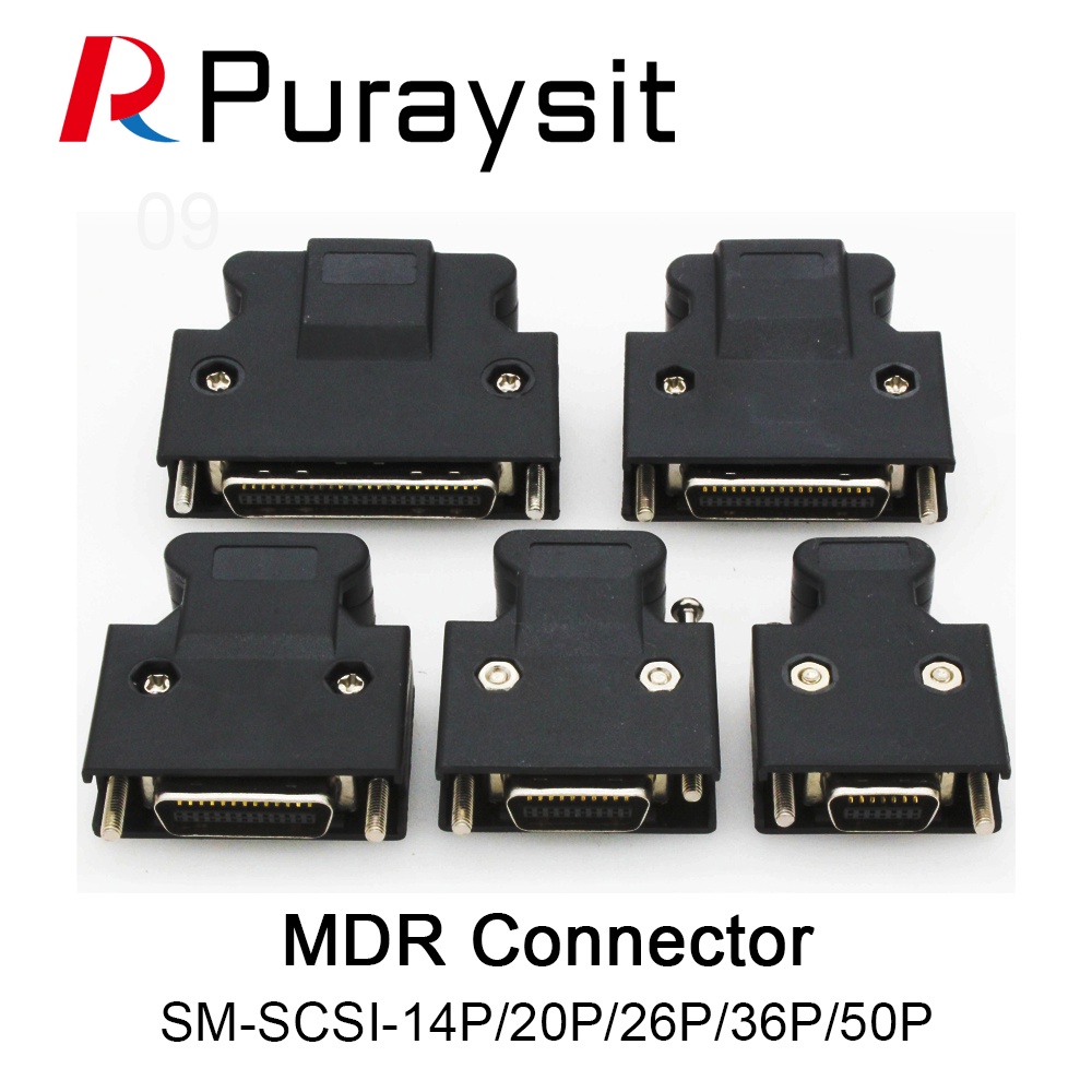 SZ Puraysit MDR Connector Servo ปลั๊ก SM-SCSI-14P/20P/26P/36P/50P SCSI Connector