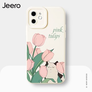 Jeero เคสไอโฟน เคสซิลิโคนนุ่มกันกระแทกการ์ตูนตลก เคสโทรศัพท์ Compatible for iPhone 15 14 13 12 11 Pro Max SE 2020 X XR XS 8 7 6 6S Plus พลัส HFE2053