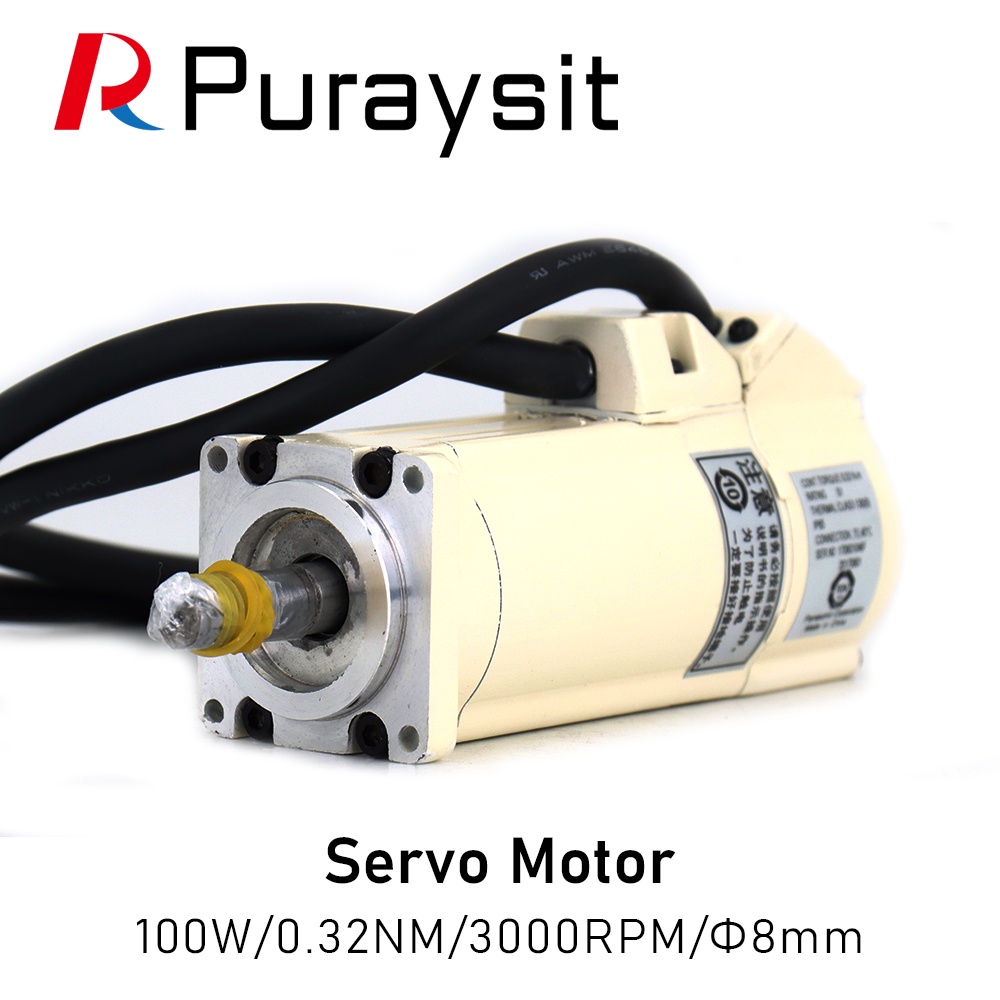 Puraysit เซอร์โวมอเตอร์ Minas A Series 100W MSMA012A1E 0.32NM 1.6A 3000RPM Dia.8mm ใหม่และ