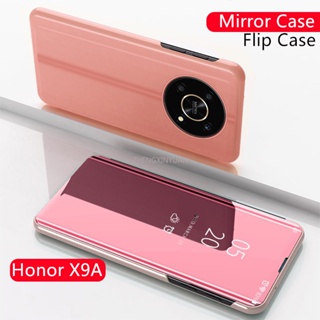 เคสโทรศัพท์มือถือแบบแข็ง ใส ฝาพับกระจก กันกระแทก สําหรับ Honor X9A 90 Lite X9 70 90Lite 90Lite