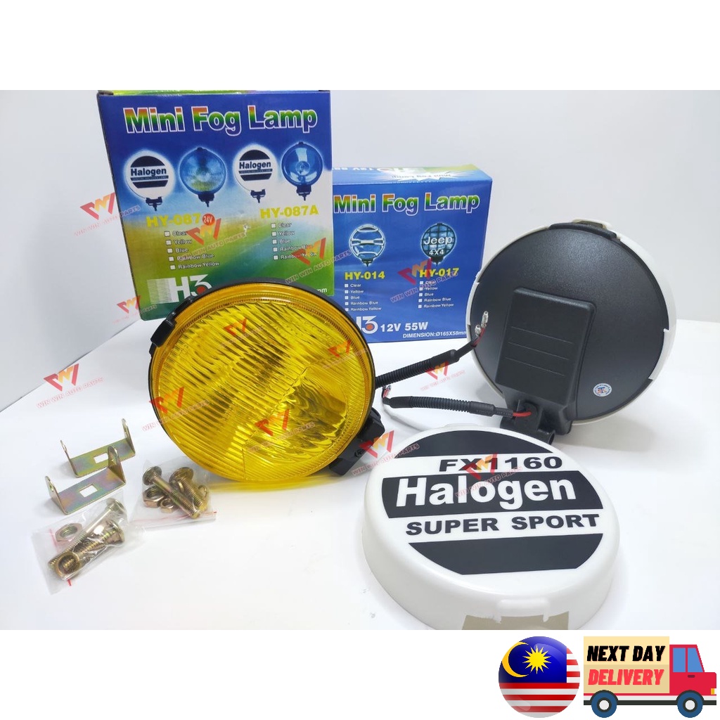 HALOGEN NS1160 24V 6" Lampu Limpah Lori Spotlight หมอกโคมไฟ TRAIL TRUCKER COMET 510 FX1160