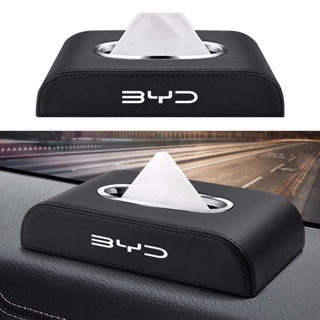 BYD Atto 3 Dolphin พรีเมี่ยม กล่องเก็บทิชชู่ในรถยนต์ สําหรับ คอนโซลกลาง กล่องที่วางแขน Upscale Car Tissue Box Yuan Plus