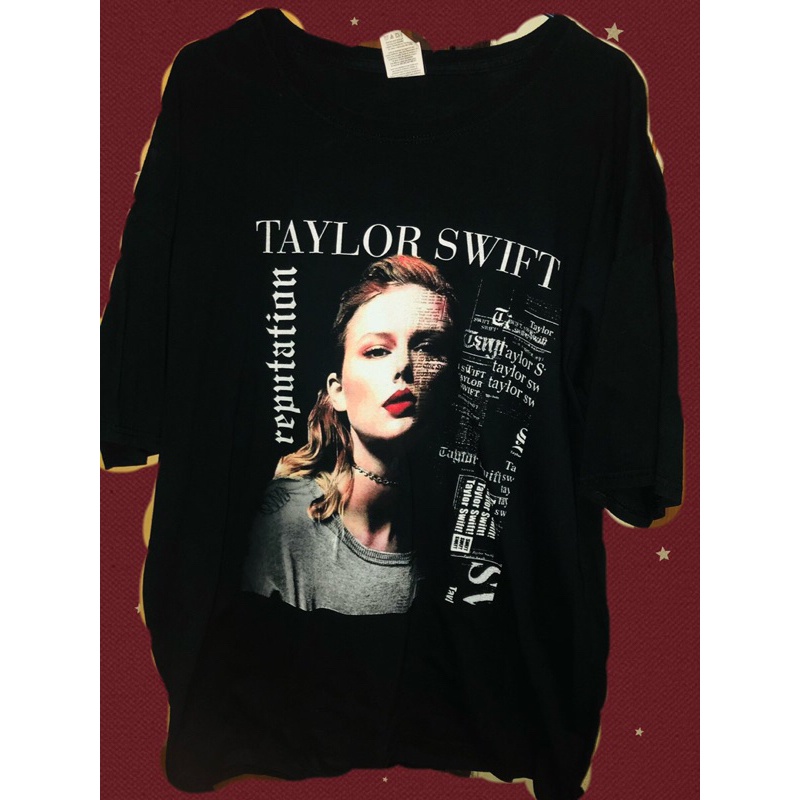 เสื้อยืด oversizeเสื้อวง Taylor Swift Reputation Tour （S-5XL）