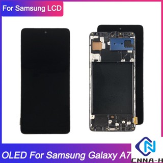 หน้าจอสัมผัส LCD OLED พร้อมกรอบ สําหรับ Samsung Galaxy A71 Samsung A715 LCD SM-A715F SM-A715F/DS