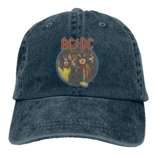 ใหม่ หมวกยีน ผ้าฝ้ายแท้ ลายอัลบั้มเพลงร็อค Acdc Highway To Hell XQ 2023