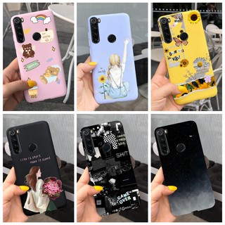 เคสโทรศัพท์ซิลิโคน TPU แบบนิ่ม ลายหมีน่ารัก สีแคนดี้ สําหรับ Xiaomi Redmi Note 8 / Note 8 Pro